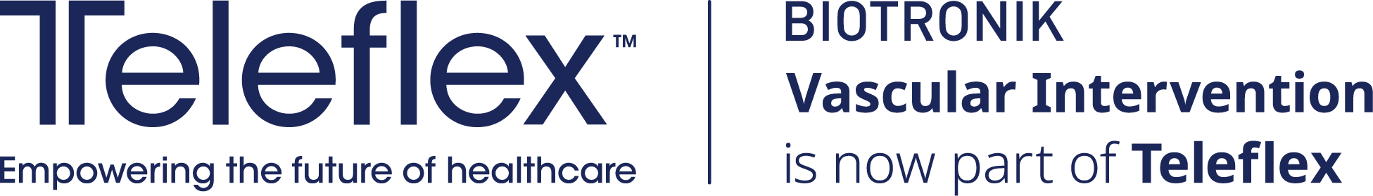 Teleflex Interventional and Biotronik Co-branded logo